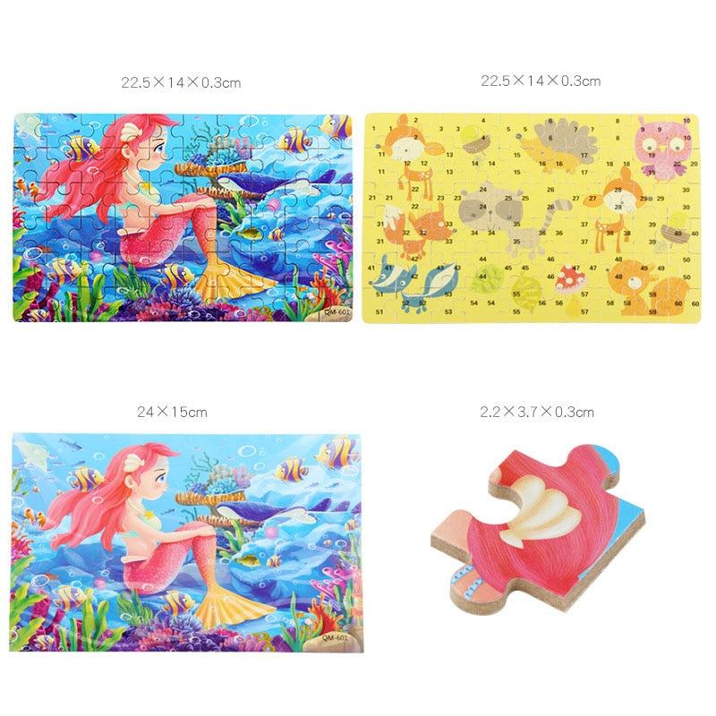 Wooden Puzzle - Children's Stories