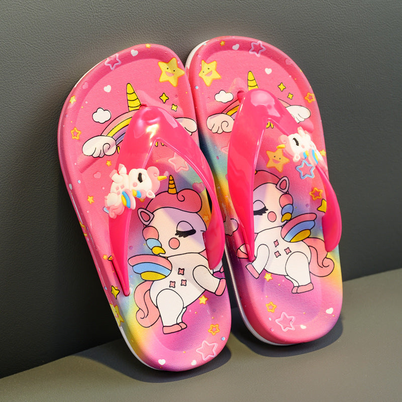 Limited Edition Unicorn Flip-Flop Children's Slippers
