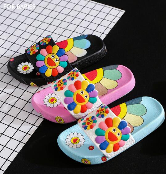 Floral Children's Slippers