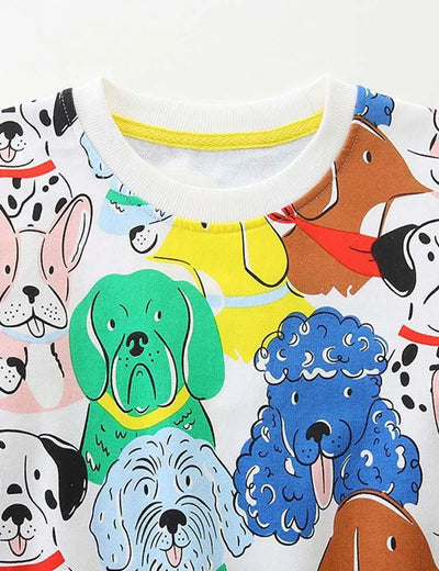 Multi Doggy Printed Sweatshirt