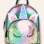 Cute Fluffy Sequined Unicorn Backpack