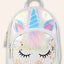 Cute Fluffy Sequined Unicorn Backpack