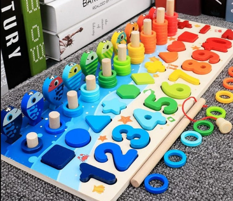Funny Puzzle Task Board - Montessori Style