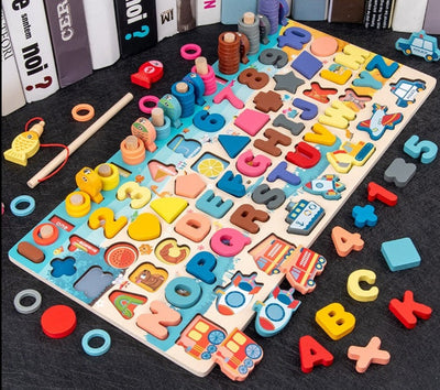 Funny Puzzle Task Board - Montessori Style