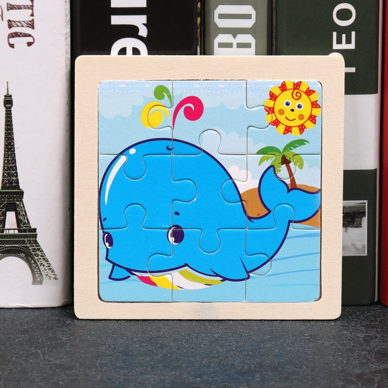 Montessori Wooden Puzzle - Buy 1 Get 3 Free