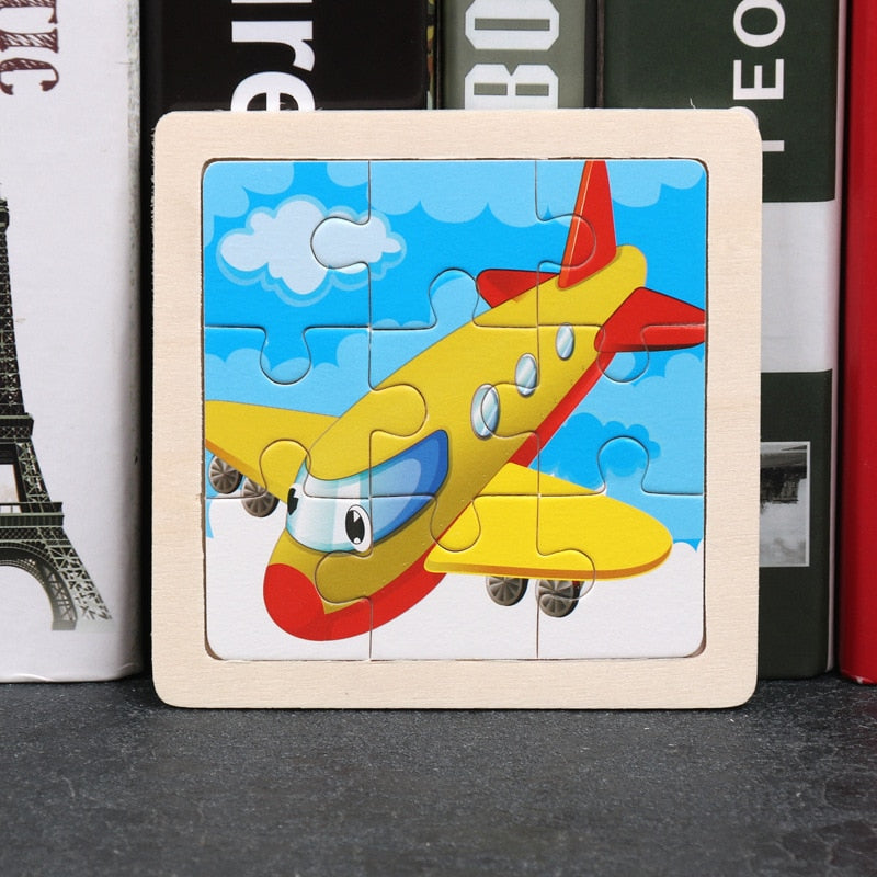 Montessori Wooden Puzzle - Buy 1 Get 3 Free