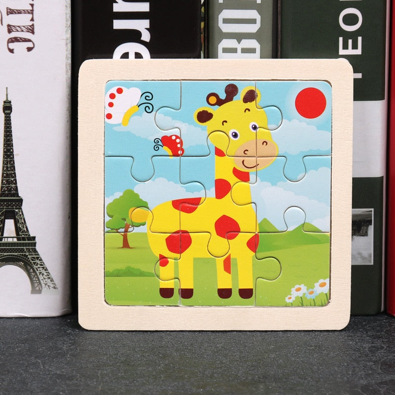 Montessori Wooden Puzzle - Buy 1 Get 3 Free