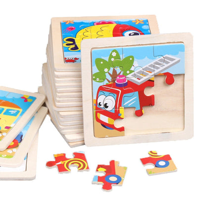 Montessori Wooden Puzzle - Buy 1 Get 3 Free