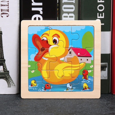 Montessori Wooden Puzzle - Buy 1 Get 3 Free