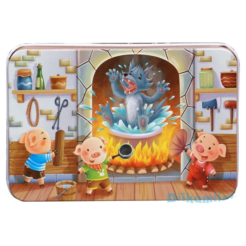 Wooden Puzzle - Children's Stories
