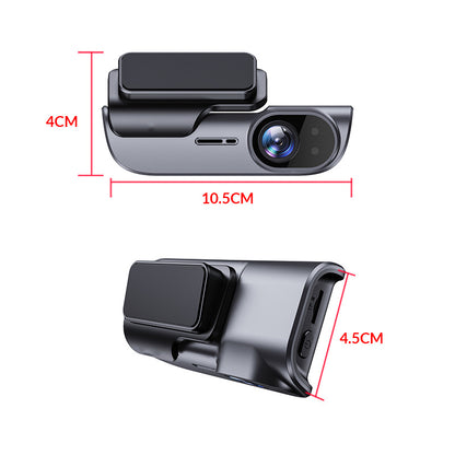 4K Dashcam mit WLAN & Smartphone-Verbindung · Nachtsicht in HD · Zeitraffer · Einfache Installation