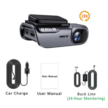 4K Dashcam mit WLAN & Smartphone-Verbindung · Nachtsicht in HD · Zeitraffer · Einfache Installation