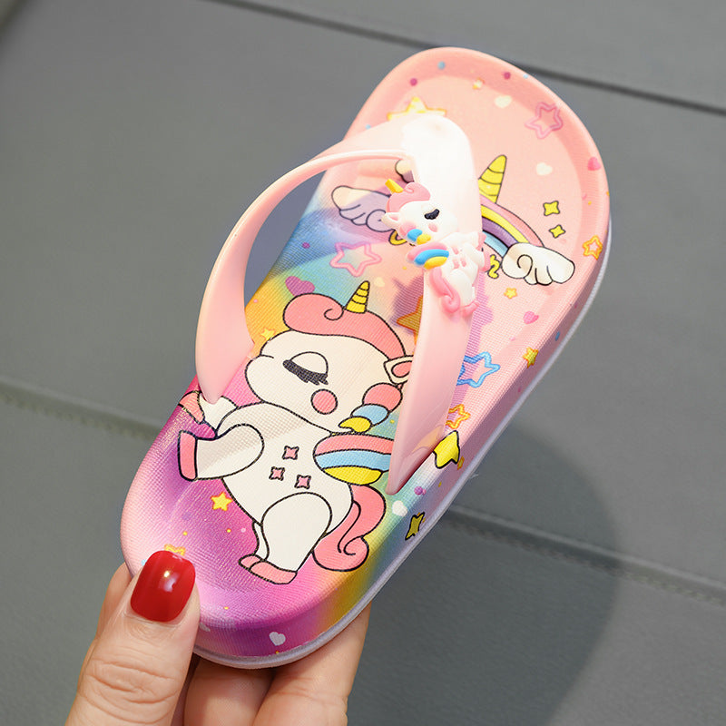Limited Edition Unicorn Flip-Flop Children's Slippers