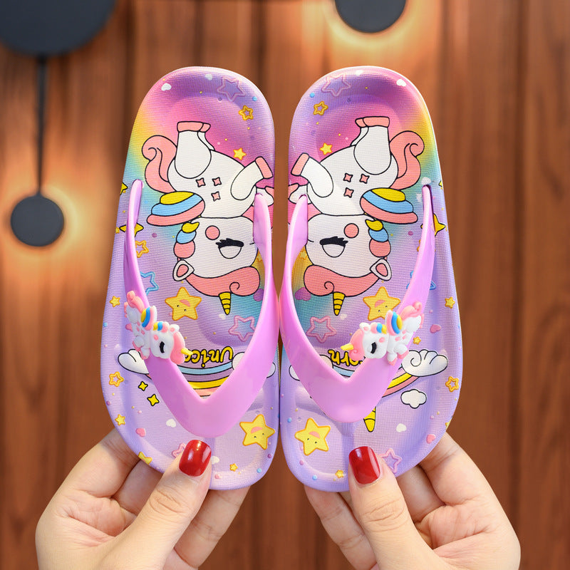 Limited Edition Unicorn Flip-Flop Children's Slippers