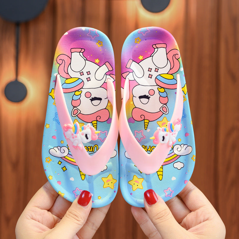 Limited Edition Unicorn Flip-Flop Children's Slippers