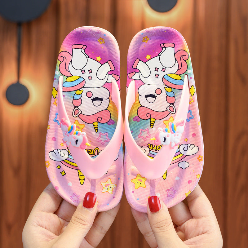 Limited Edition Unicorn Flip-Flop Children's Slippers