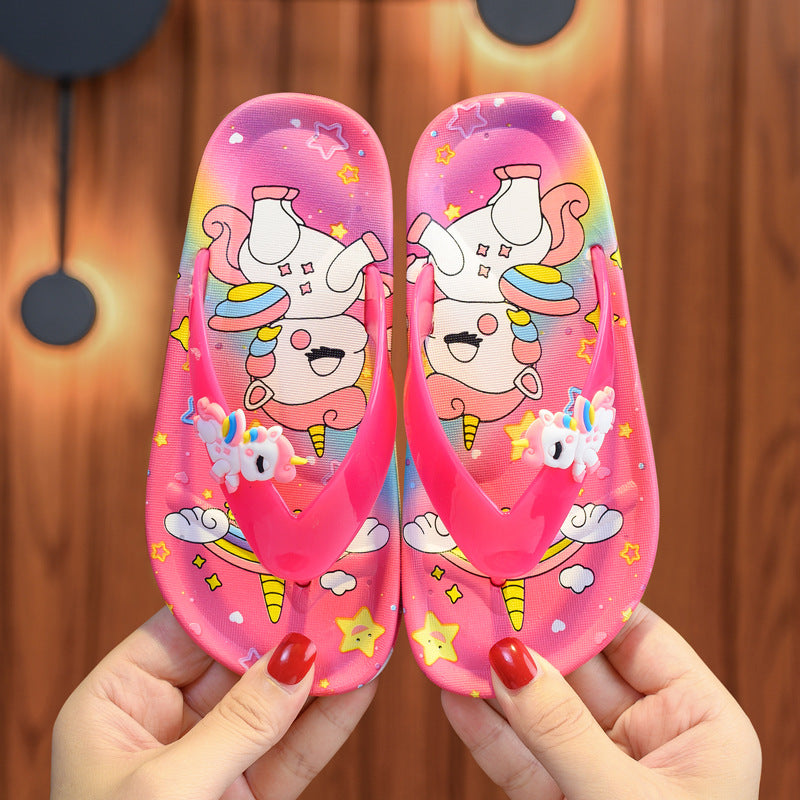 Limited Edition Unicorn Flip-Flop Children's Slippers