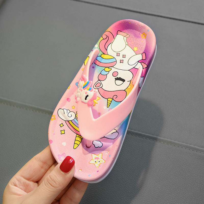 Limited Edition Unicorn Flip-Flop Children's Slippers