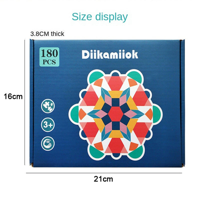 3D Wooden Puzzle - Replicate the Card