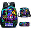 Rainbow Friends 3-Piece School Set - Backpack + Pouch + Pencil Case