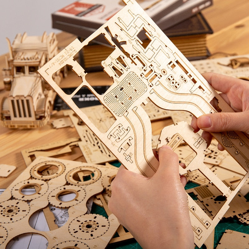 Super 3D Wooden Vehicle Puzzle