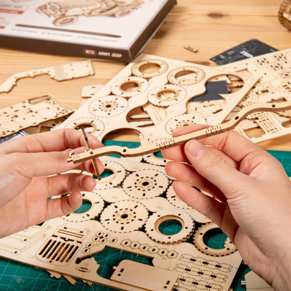 Super 3D Wooden Vehicle Puzzle
