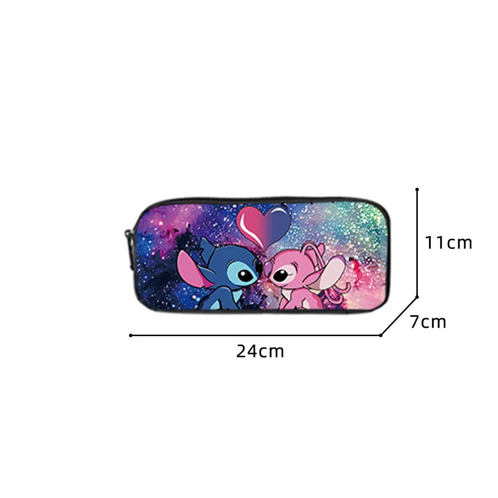 Lilo & Stitch 3-Piece Set - Backpack + Pouch + Pencil Case