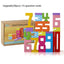 Wooden educational digital blocks