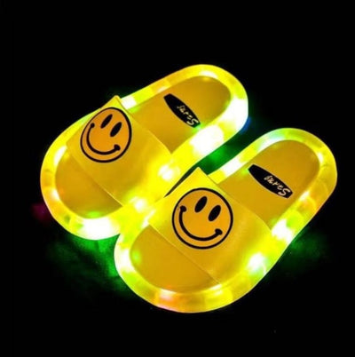 Smiley Light-Up Children's Slippers