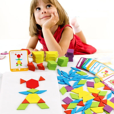 3D Wooden Puzzle - Replicate the Card
