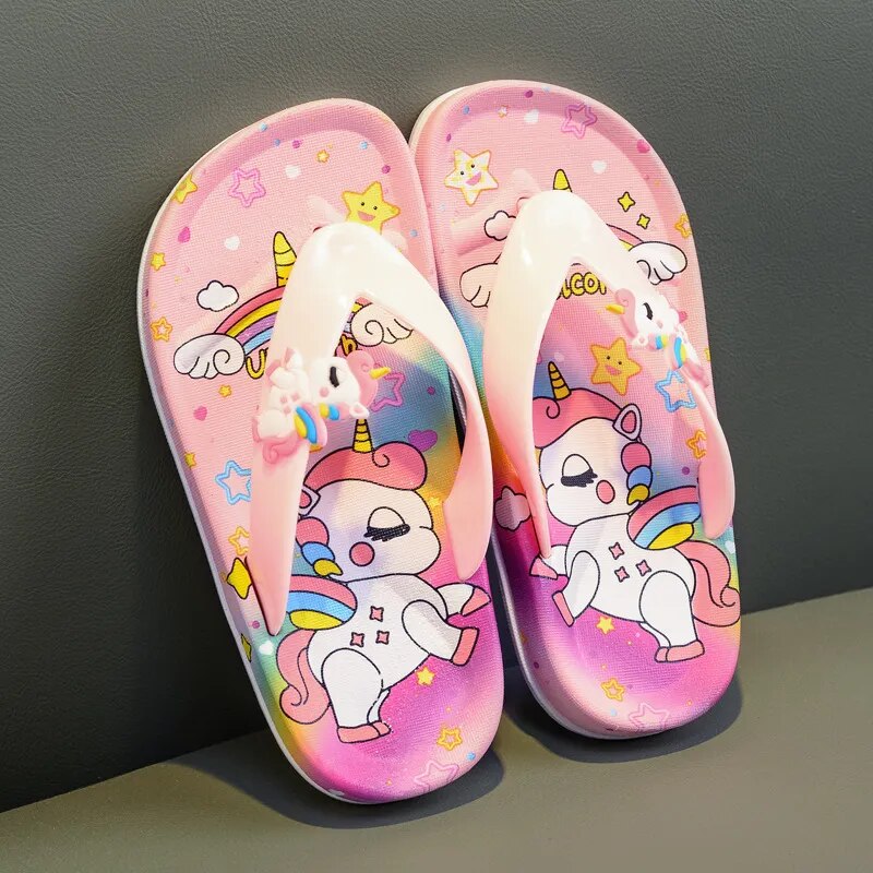 Limited Edition Unicorn Flip-Flop Children's Slippers