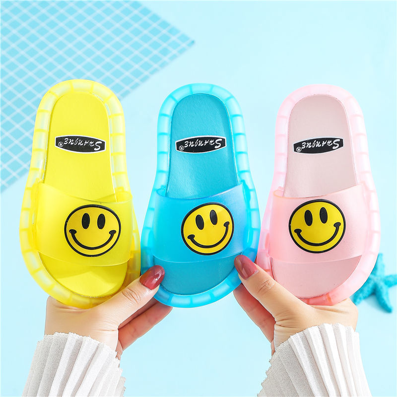 Smiley Light-Up Children's Slippers