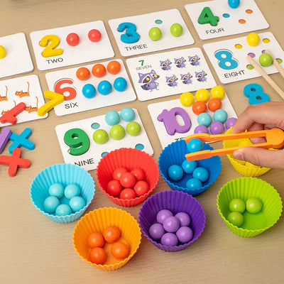 Joynibaby-Montessori Math Counting and Sorting Toy Game