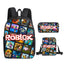 Roblox 3-Piece School Set - Backpack + Pouch + Pencil Case