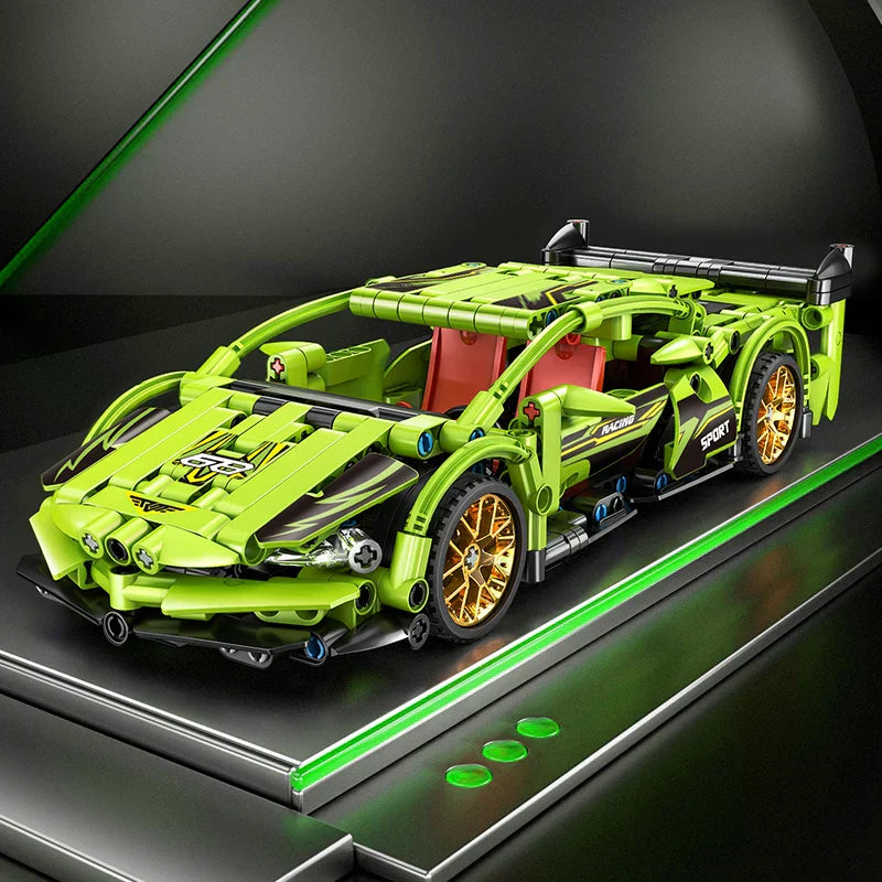 Lamborghini Racing Car Building Blocks - 455 Pieces - Limited Edition