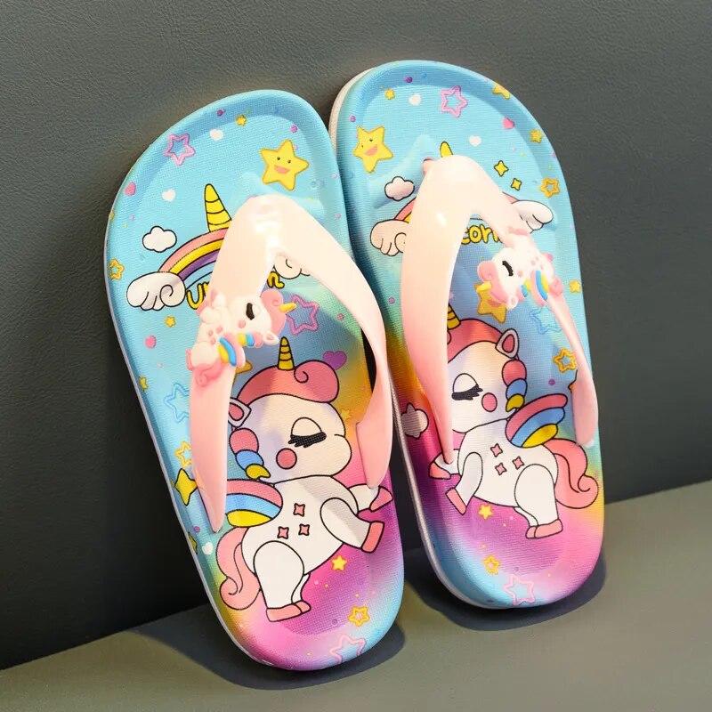 Limited Edition Unicorn Flip-Flop Children's Slippers