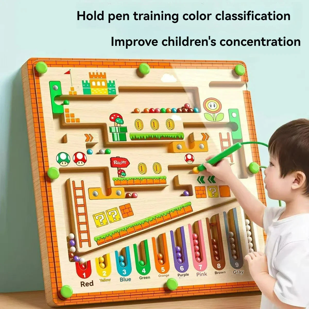 Children's Magnetic Maze - Early Education Puzzle