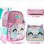 Meetbelifey 3-Piece School Set with Sequins - Backpack + Pouch + Pencil Case