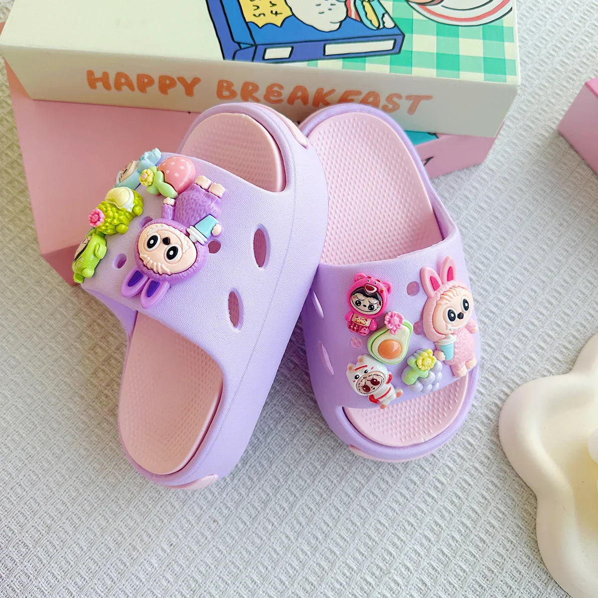 Limited Edition Labubu Children's Slippers