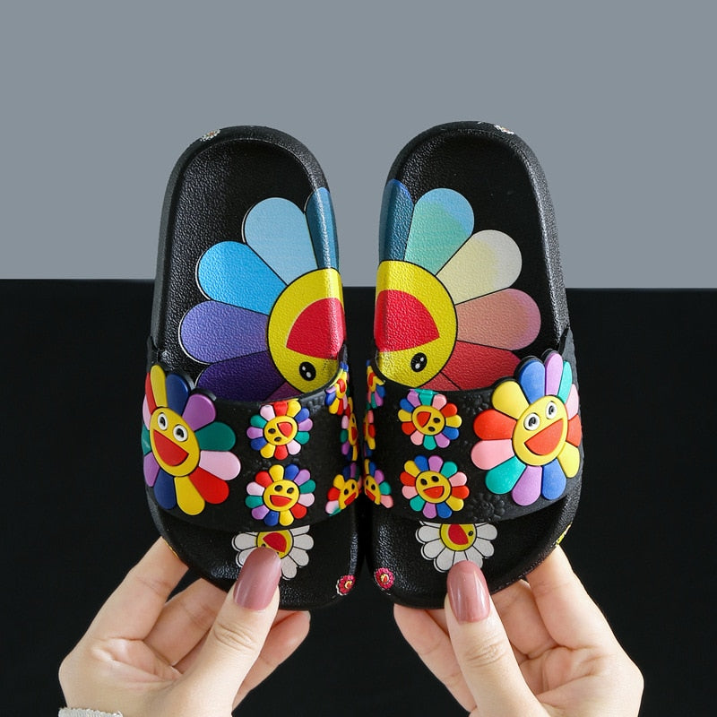 Floral Children's Slippers