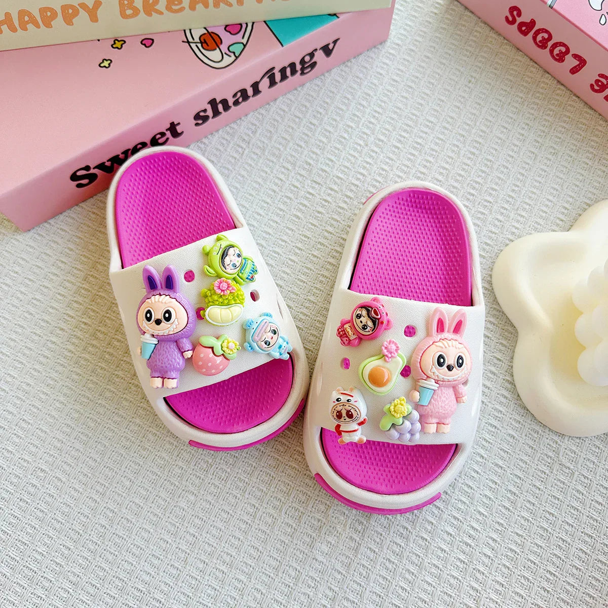 Limited Edition Labubu Children's Slippers