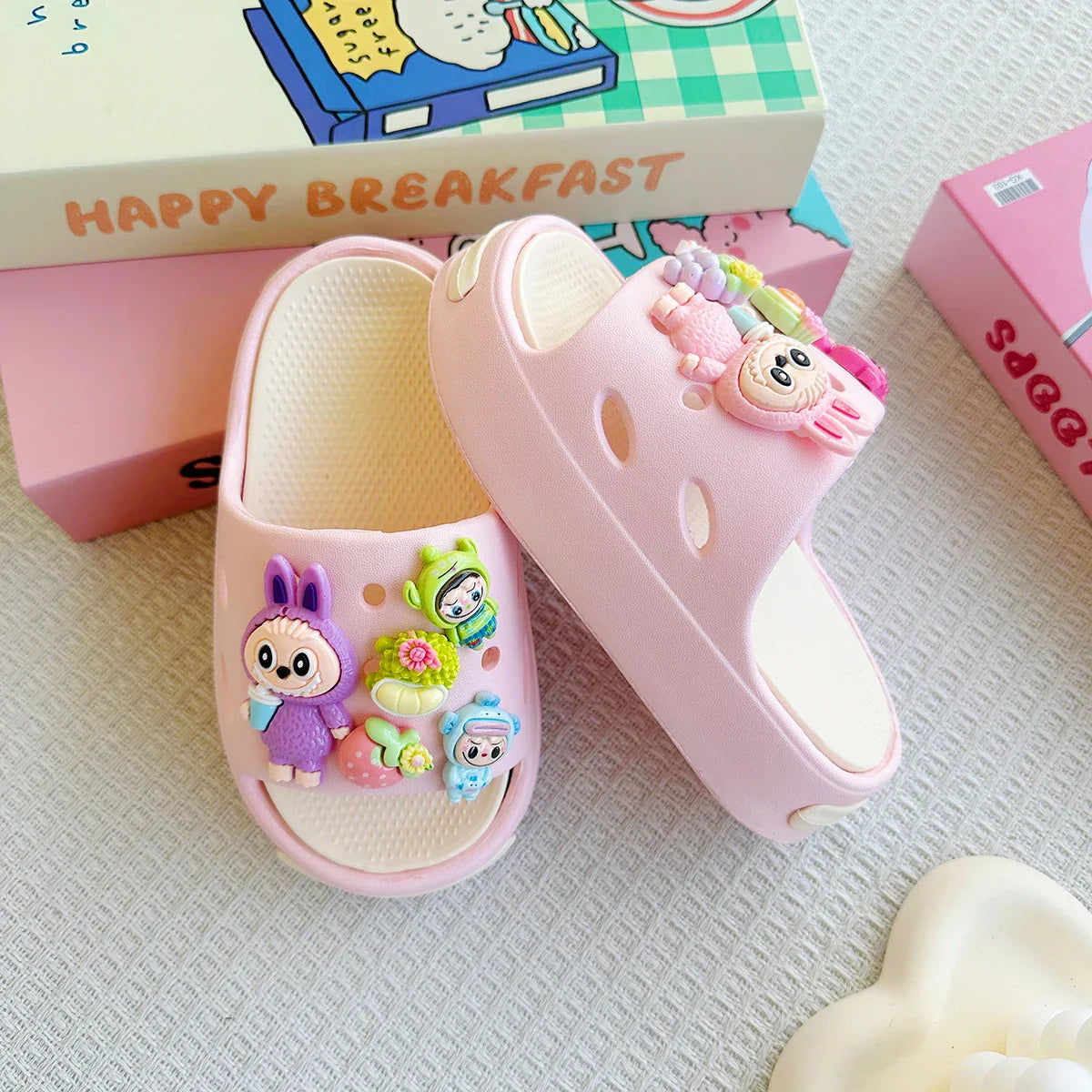 Limited Edition Labubu Children's Slippers