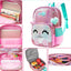 Meetbelifey 3-Piece School Set with Sequins - Backpack + Pouch + Pencil Case