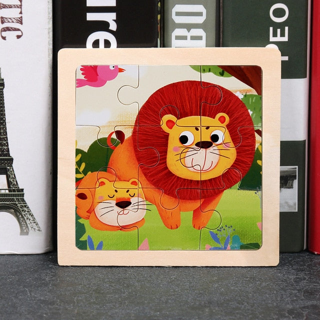 Montessori Wooden Puzzle - Buy 1 Get 3 Free