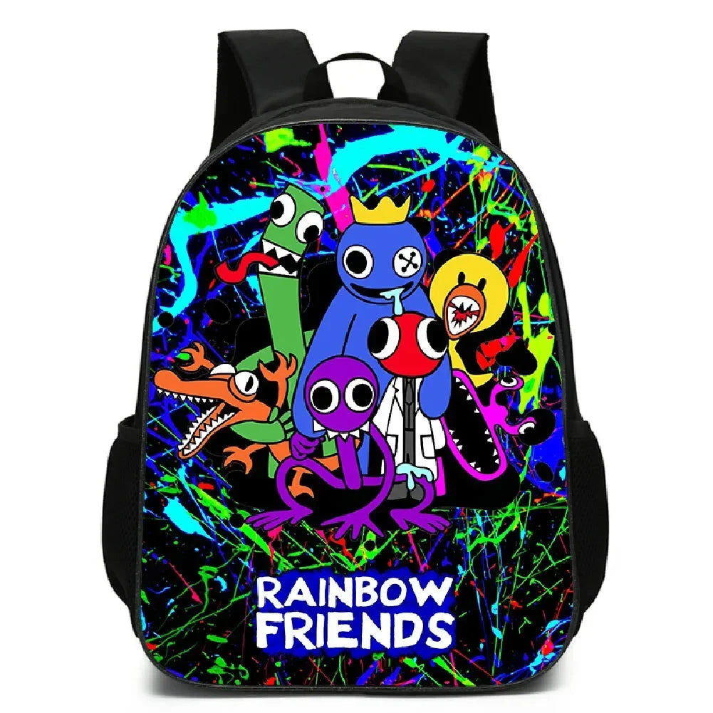 Rainbow Friends 3-Piece School Set - Backpack + Pouch + Pencil Case
