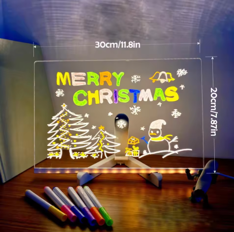 🌟 Glowing LED Drawing Board for Kids -Joynibaby