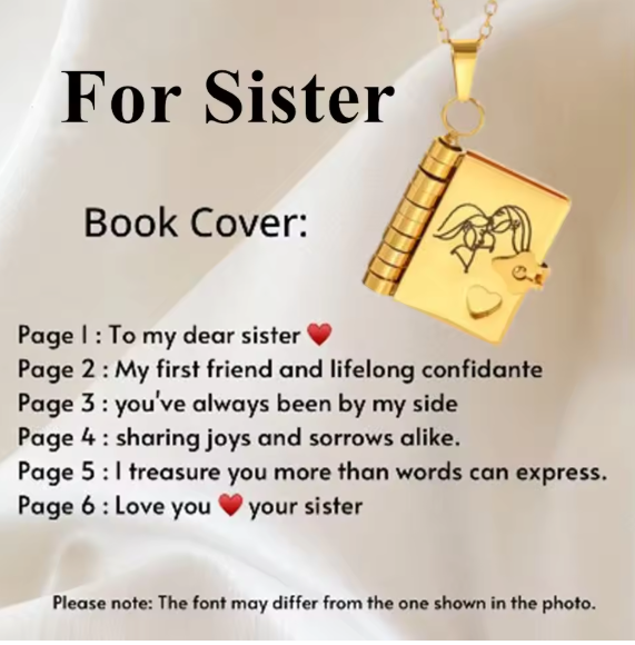 Book Necklace - The Family's Place