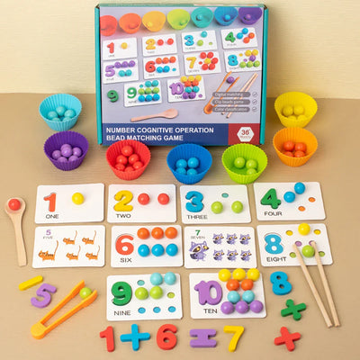 Joynibaby-Montessori Math Counting and Sorting Toy Game