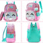 Meetbelifey 3-Piece School Set with Sequins - Backpack + Pouch + Pencil Case