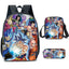 Dragon Ball Z 3-Piece School Set - Backpack + Pouch + Pencil Case
